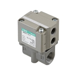 2-Port Air Operated Valve, Single Unit, Compact Cylinder Valve NAB/NAB□V Series