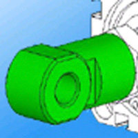 Bracket for SSD2, Single Knuckle Joint