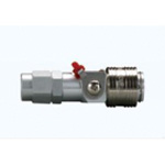 Mega Flow x Coupling, Made of Aluminum for Purge Type Urethane Hose