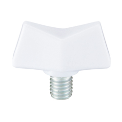 Nylon Wing Screw Number 3 White