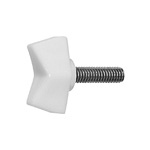 Nylon Wing Screw Number 1 White