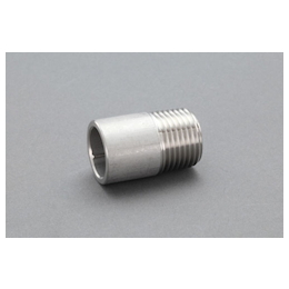 Single threaded nipple (made of stainless steel) Thread ⇔ Steel pipe Maximum operating pressure 1.35 MPa