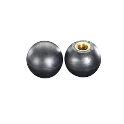 female thread rubber ball