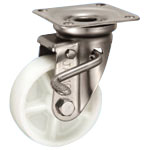 Stainless Steel Caster Swivel (with Double Stopper) JAB Type Size 100 mm