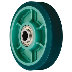 PNUD Type Resin Urethane Rubber Wheel (with Stainless Steel Bearings) PNUD-150