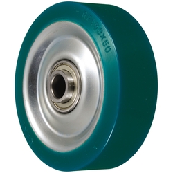 RF Type Heavy Duty Steel Plate Urethane Rubber Wheel