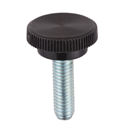 Thumb Screw, Round, Black