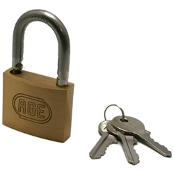 W Lock Padlock, Stainless Steel Shackle, Different Key Number