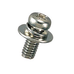 Brass Pan-Head Set Screw (With SW / PW [Large]) / B-0000-S2