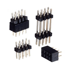 Stacking Terminal (Retracting Type) / HTW Pin Socket (Square Pin), 2.00 mm Pitch, Straight (2 Rows) HTW-2015-12P