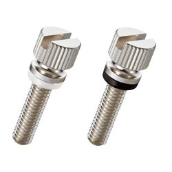 Brass Knurled Knob (Slotted/Flanged) NB-B-SR/NB-B-R