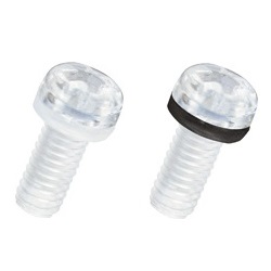 Polycarbonate Machine Screw (Cross-Recessed Head) PC-SR/PC-R PC-0204-R