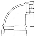 Drainage Screw Fitting 90° Elbow