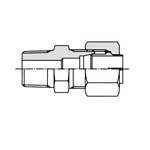 Flareless Fitting for Anti-Vibration Fitting NE Type Steel Pipe Type - Connector (Male)