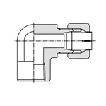 Biting Fitting for Anti-Vibration Fitting NE-Type Steel Pipe  Elbow (Female)