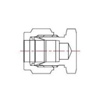 Double Ferrule Type Tube Fitting Cap MDCA