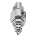 Fine Mist Generating 2-Fluid Nozzle, Small Spray Volume Hollow-Cone Shape, BIMK Series (Suction)