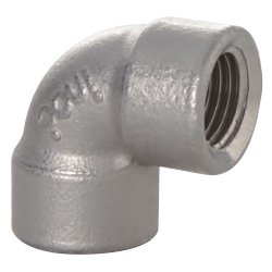 Stainless Steel Screw-in Pipe Fitting, 90° Elbow LL Type 304LL-8