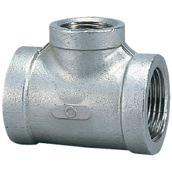 Stainless Steel Screw-In Pipe Fitting, Reducing Tee SUS-RT-3/8X1/4