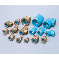 Pipe-End Anticorrosion Fitting for Water Supply Dual-Use Type, Core Fitting, C Core, Reducing Tee C-PL-C-RT-11/4X1