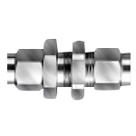 Junron Stainless Steel Fitting Bulkhead Union