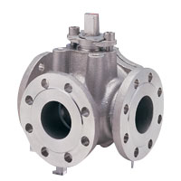 Stainless Steel General-Purpose 10K Ball Valve (Three-Way) Flange