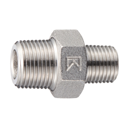 Stainless Steel Screw-in Fitting, Reducing Hex Nipple