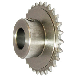 Micro pitch sprocket, 11SSB Semi F Series, Shaft Holes (New JIS Key)