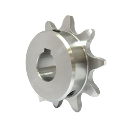 Standard 2042 Double Pitch Sprocket, R Roller B Type, Semi F Series, Shaft Holes Already Established (New JIS Key)