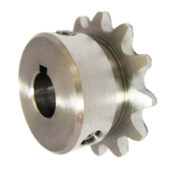 Stainless Steel Sprocket Model 35B, Semi-F Series, Shaft Hole Machining Finish (New JIS Key)