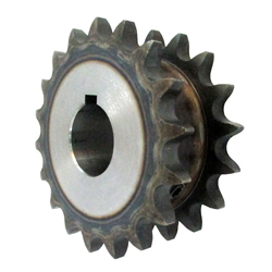 50SD single/double sprocket semi F series with machined shaft holes (New JIS key)