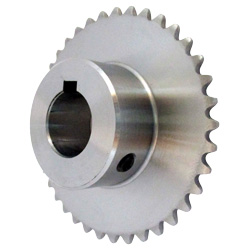 Standard Sprocket Model, Type 25B, Semi-F Series, Shaft Hole Machining Completed (New JIS Key)