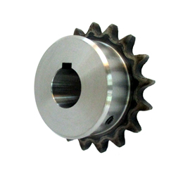 K60 sprocket old type B semi F series with machined shaft holes (New JIS key)