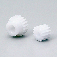 Spur Gear m1 POM White (Polyacetal) Type