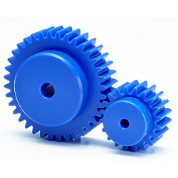 Spur Gear m1 POM Blue (Polyacetal) Type