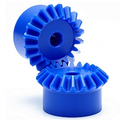 Bevel Gear m0.8 Blue (Polyacetal)