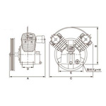 Basic Compressor, Two-Stage Compressor BT-150CP