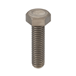 Pure Titanium Class 1 Hex Bolt, Fully Threaded