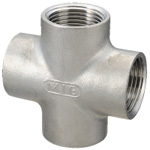 Stainless Steel Screw-In Pipe Fittings, Cross [X]