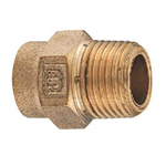 Copper Tube Fitting, Copper Tube Fitting for Hot Water Supply, Copper Tube External Threaded Socket