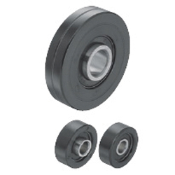 Urethane Molded Bearings - Inner Wheel Protruded (For Light Load)