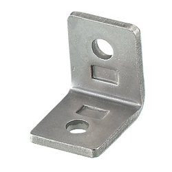 5 Series Aluminum Frame Thin Stainless Steel Tabbed Bracket - 6mm Slot