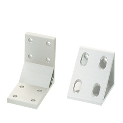 6 Series Aluminum Frame Thick/Triangle Bracket - 8mm Slot, 2 Slots