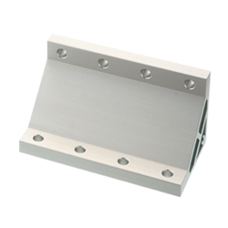 Extruded Brackets - For 3 or More Slots - For 8 Series (Slot Width 10mm) Aluminum Frames - Brackets for Heavy Load NBLUQ8-C-SET