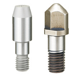 Locating Pins for Fixtures - Tip Shape Selectable, Standard Grade, No Shoulder - Threaded