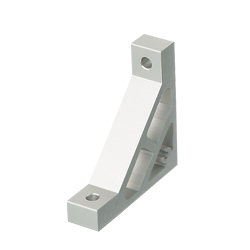 6 Series Aluminum Frame Extruded Ultra Thick Bracket (Perpendicular Machining) - 8mm Slot, 1 Slot