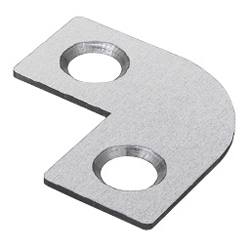 End Plate for 6 Series Aluminum Frame - Slot Width 8mm, Aluminum