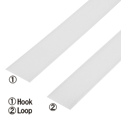 Aluminum Frame Curtain Fastener - Adhesive Backing