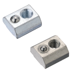 Pre-Assembly Insertion Spring Nuts for Aluminum Frames - Bulk Packages - For 6 Series (Slot Width 8mm) /Pack (100/Pkg.)