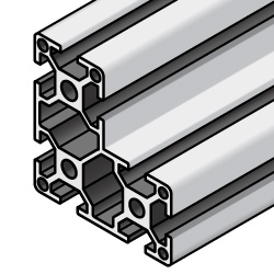 Aluminum Frame 5 series L shape 40 × 40 × 20 mm